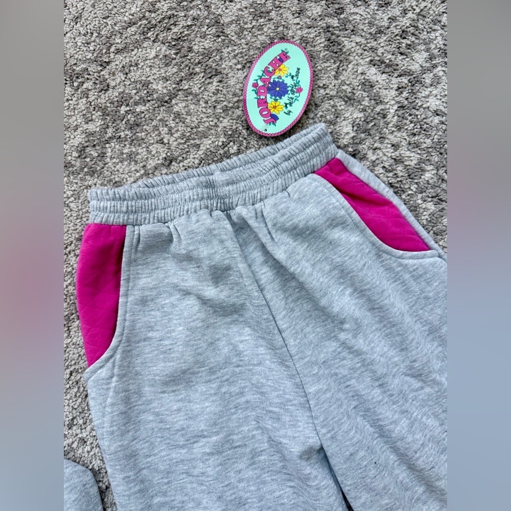 Vintage 90s Jordache Sport Girls Floral Sweatsuit Set NWT Size 6X - Picture 4 of 7